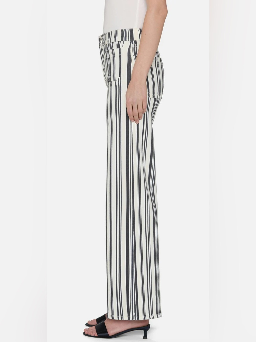 Levi’s Striped Straight Leg Jeans